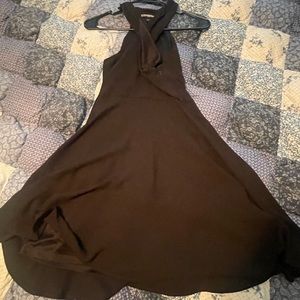 Express black knee length dress